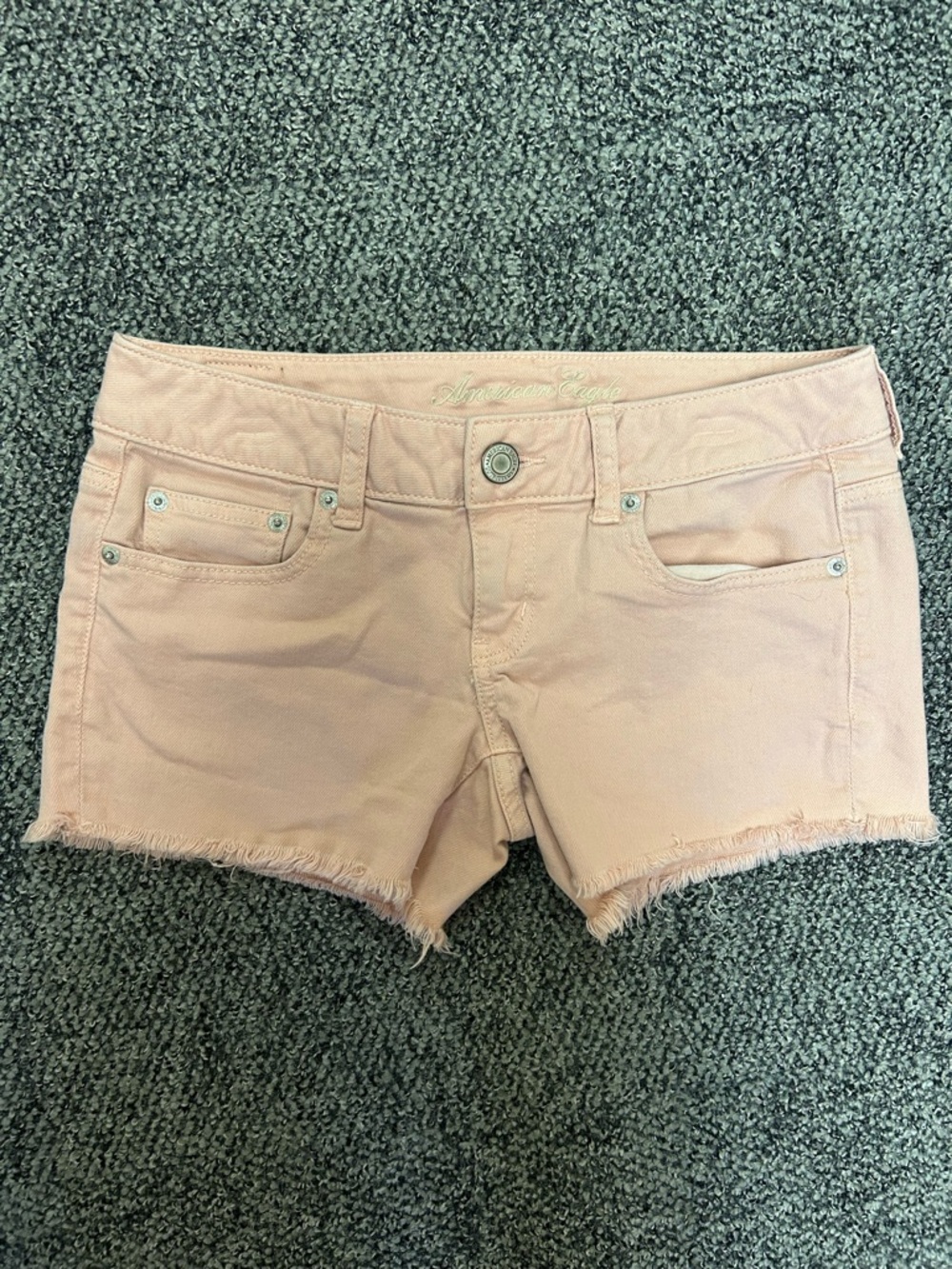 American Eagle Light Pink Denim Shorts